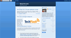 Desktop Screenshot of blog.quip-art.com